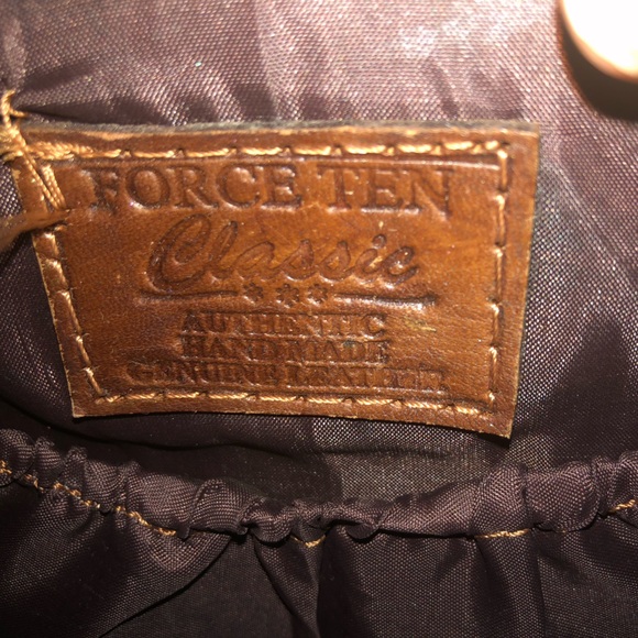 Vintage Force Ten Tooled Leather Purse- 741 $45 or $40 w/offer - Picture 4 of 6